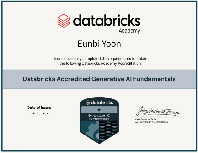 Databricks AI and Generative AI certifications